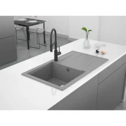 Miló Einbauspüle Granitverbundstoff Luxuria 86 Grau 7 Miló Einbauspüle Granitverbundstoff Luxuria 86 Grau -KüchenTraum 5903140018285 30