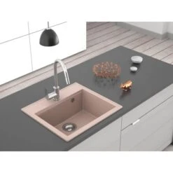 Miló Einbauspüle Granitverbundstoff Luxuria 56 Sand -KüchenTraum 5903140018339 30