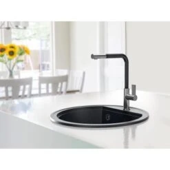 Miló Einbauspüle Granitverbundstoff Olli 51 Graphit -KüchenTraum 5903140018346 30