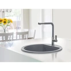 Miló Einbauspüle Granitverbundstoff Olli 51 Grau -KüchenTraum 5903140018353 30