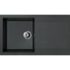 Miló Einbauspüle Granitverbundstoff Palladio 86 Graphit -KüchenTraum 5903140018360 10