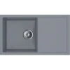 Miló Einbauspüle Granitverbundstoff Blissano 76 Grau -KüchenTraum 5903140018377 10