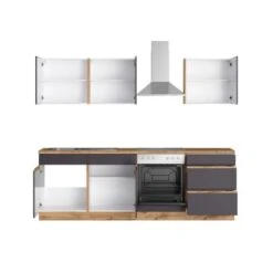 Held Möbel Küchenzeile Turin 240 Cm Graphit-Wotaneiche Mit E-Geräten 25 Held Möbel Küchenzeile Turin 240 Cm Graphit-Wotaneiche Mit E-Geräten -KüchenTraum 61679 11016600 1101.6311 2