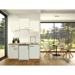 Flex-Well Exclusiv Singleküche Vintea 150 Cm Magnolia-Lancelot Oak -KüchenTraum 621 4051 G1501001002Vintea