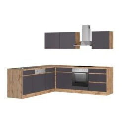 Held Möbel Winkelküche Turin 240 X 240 Cm Graphit-Wotaneiche MitE-Geräten 23 Held Möbel Winkelküche Turin 240 X 240 Cm Graphit-Wotaneiche MitE-Geräten -KüchenTraum 63550 11016600 1113.6311 1