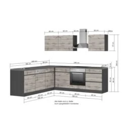 Held Möbel Winkelküche Turin 240 X 240 Cm Graphit-Wotaneiche MitE-Geräten 26 Held Möbel Winkelküche Turin 240 X 240 Cm Graphit-Wotaneiche MitE-Geräten -KüchenTraum 63550 11016600 1113.6311 5