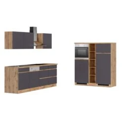 Held Möbel Küchenzeile Turin 390 Cm Graphit-Wotaneiche Mit E-Geräten 24 Held Möbel Küchenzeile Turin 390 Cm Graphit-Wotaneiche Mit E-Geräten -KüchenTraum 65134 11016600 1129.6311 1