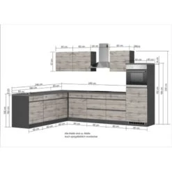 Held Möbel Winkelküche Turin 300 X 240 Cm Wotaneiche-Graphit Mit E-Geräten 27 Held Möbel Winkelküche Turin 300 X 240 Cm Wotaneiche-Graphit Mit E-Geräten -KüchenTraum 65233 11016600 1131.6310 5