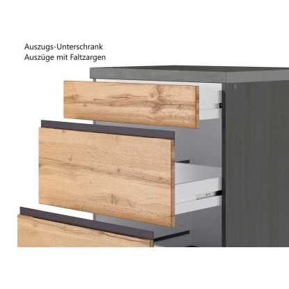 Held Möbel Winkelküche Turin 360 X 240 Cm Wotaneiche-Graphit Ohne E-Geräte 13 Held Möbel Winkelküche Turin 360 X 240 Cm Wotaneiche-Graphit Ohne E-Geräte – Bild 11