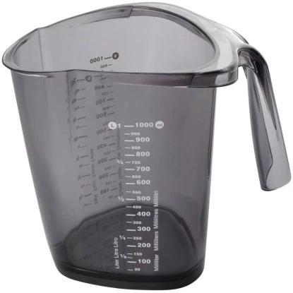 Dr. Oetker Messbecher 1 L Transparent-Grau 3 Dr. Oetker Messbecher 1 L Transparent-Grau