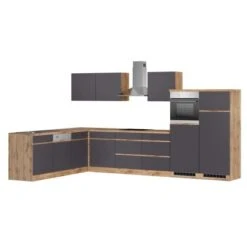 Held Möbel Winkelküche Turin 360 X 240 Cm Graphit-Wotaneiche Mit E-Geräten 24 Held Möbel Winkelküche Turin 360 X 240 Cm Graphit-Wotaneiche Mit E-Geräten -KüchenTraum 65381 11016600 1134.6311 1