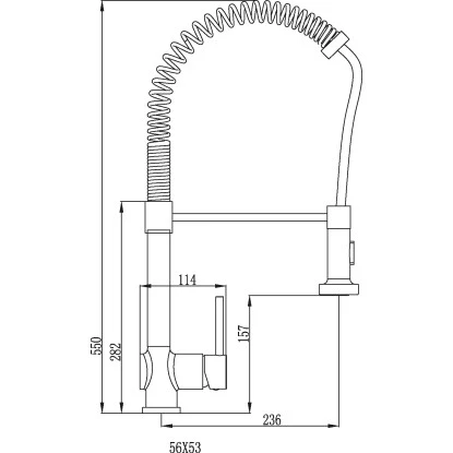 Sanitop-Wingenroth Küchenarmatur Bali Profür 176 GB, Niederdr. 4 Sanitop-Wingenroth Küchenarmatur Bali Profür 176 GB, Niederdr. – Bild 2