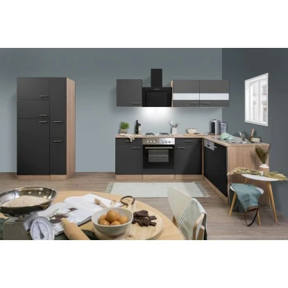 Respekta Winkelküche KBL310ESGS 310 Cm Grau-Eiche Sonoma Sägerau Nachbildung 6 Respekta Winkelküche KBL310ESGS 310 Cm Grau-Eiche Sonoma Sägerau Nachbildung – Bild 4