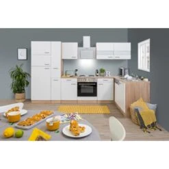 Respekta Winkelküche KBL310ESWS 310 Cm Weiß-Eiche Sonoma Sägerau Nachbildung 24 Respekta Winkelküche KBL310ESWS 310 Cm Weiß-Eiche Sonoma Sägerau Nachbildung -KüchenTraum 6862304 KBL310ESWSC 03