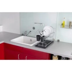 Wenko Geschirrabtropfer Premium Duo Schwarz-Chrom 36 Cm X 50 Cm X 24 Cm -KüchenTraum 686734 1068 3