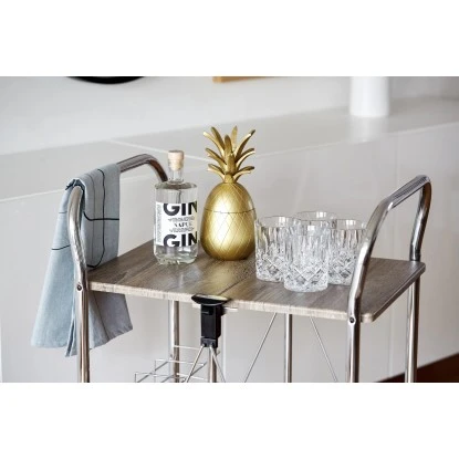 Wenko Servierwagen Liky Holzdekor Zusammenklappbar 10 Wenko Servierwagen Liky Holzdekor Zusammenklappbar – Bild 8