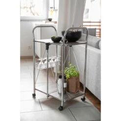 Wenko Servierwagen Liky Holzdekor Zusammenklappbar 21 Wenko Servierwagen Liky Holzdekor Zusammenklappbar -KüchenTraum 686865 1068 08