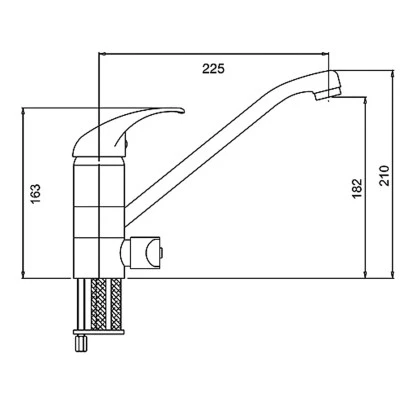 Sanitop-Wingenroth Küchenarmatur Concordia Chrom Mit Geräteanschluss 4 Sanitop-Wingenroth Küchenarmatur Concordia Chrom Mit Geräteanschluss – Bild 2