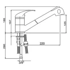 Sanitop-Wingenroth Küchenarmatur Concordia Für Spüle Geschirrbrause -KüchenTraum 687910 3711 2