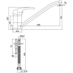 Sanitop-Wingenroth Küchenarmatur Ottawa Chrom -KüchenTraum 687954 3711 2