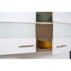 Respekta Küchenzeile Ohne E-Geräte 300 Cm Weiß-Eiche Sägerau -KüchenTraum 7053358 4384 LBKB300ESW 13