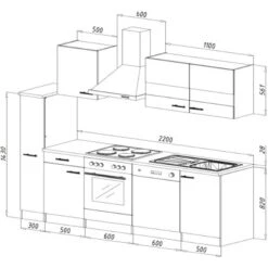 Respekta Küchenzeile KB250WWC 250 Cm Weiß 21 Respekta Küchenzeile KB250WWC 250 Cm Weiß -KüchenTraum 7161 4384 neu KB250WWCG 04