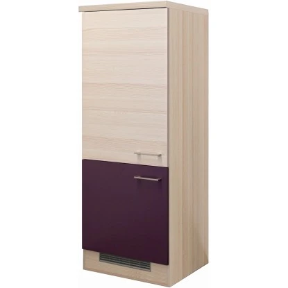 Flex-Well Exclusiv Demi-Geräteumbauschrank Focus 60 Cm Akazie-Aubergine-Akazie 3 Flex-Well Exclusiv Demi-Geräteumbauschrank Focus 60 Cm Akazie-Aubergine-Akazie