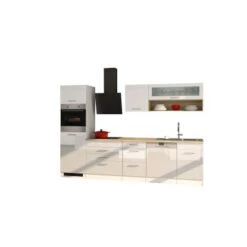 Held Möbel Küchenzeile Mailand 300 Cm Weiß Hochglanz-Weiß Matt Mit E-Geräten -KüchenTraum 7452 11016600 576.1.6210 1