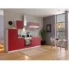 Respekta Küchenzeile KB270WRC 270 Cm Rot-Weiß -KüchenTraum 7461 4384 neu KB270WRCG 01