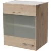 Flex-Well Glas-Oberschrank 50 Cm Arizona San Remo Eiche