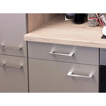 Flex-Well Küchenzeile Arizona 300 Cm Quarz Cubanit-San Remo Eiche 11 Flex-Well Küchenzeile Arizona 300 Cm Quarz Cubanit-San Remo Eiche – Bild 9