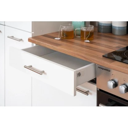 Respekta Küchenzeile KB220WWC 220 Cm Weiß 15 Respekta Küchenzeile KB220WWC 220 Cm Weiß – Bild 13