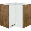 Flex-Well Exclusiv Eck-Oberschrank Vintea 60 X 60 Cm Magnolie Matt-Lancelot Oak -KüchenTraum 756459 4051 HE60Vintea K