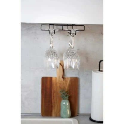 Wenko Schrankeinsatz Gläserhalter Für 6 Gläser 4 Wenko Schrankeinsatz Gläserhalter Für 6 Gläser – Bild 2