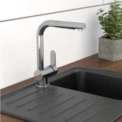 Schütte Spültischarmatur Mit Herausziehbarem Auslauf London Chrom 18 Schütte Spültischarmatur Mit Herausziehbarem Auslauf London Chrom -KüchenTraum 7661655 2759 5