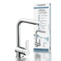 Schütte Spültischarmatur Mit Herausziehbarem Auslauf London Chrom 19 Schütte Spültischarmatur Mit Herausziehbarem Auslauf London Chrom -KüchenTraum 7661655 2759 6
