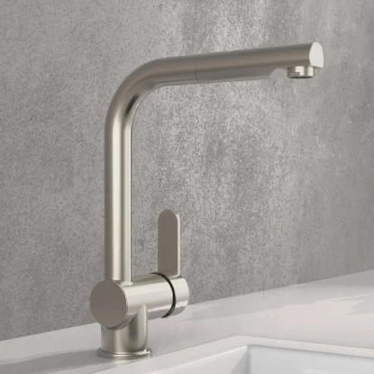 Schütte Spültischarmatur Mit Herausziehbarem Auslauf London Edelstahloptik 12 Schütte Spültischarmatur Mit Herausziehbarem Auslauf London Edelstahloptik – Bild 10