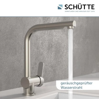 Schütte Spültischarmatur Mit Herausziehbarem Auslauf London Edelstahloptik 13 Schütte Spültischarmatur Mit Herausziehbarem Auslauf London Edelstahloptik – Bild 11