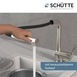 Schütte Spültischarmatur Mit Herausziehbarem Auslauf London Edelstahloptik 27 Schütte Spültischarmatur Mit Herausziehbarem Auslauf London Edelstahloptik -KüchenTraum 7661846 2759 13