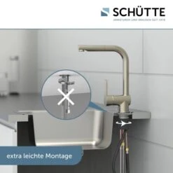 Schütte Spültischarmatur Mit Herausziehbarem Auslauf London Edelstahloptik 23 Schütte Spültischarmatur Mit Herausziehbarem Auslauf London Edelstahloptik -KüchenTraum 7661846 2759 9