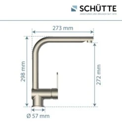 Schütte Spültischarmatur Rio Edelstahloptik 13 Schütte Spültischarmatur Rio Edelstahloptik -KüchenTraum 766212 2759 006