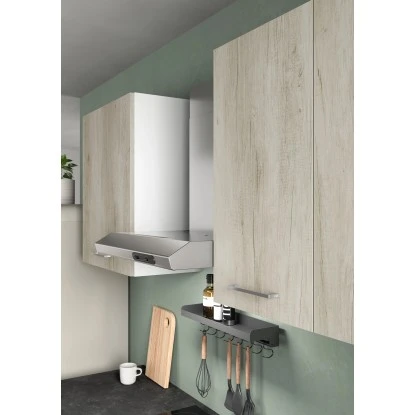 Marinelli Cucine Winkelküche Penelope 220 Cm + 165 Cm Eiche-Weiß-Steingrau 8 Marinelli Cucine Winkelküche Penelope 220 Cm + 165 Cm Eiche-Weiß-Steingrau – Bild 6