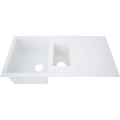 Respekta Einbauspüle Mineralite Houston 100 Cm X 50 Cm Weiß 26 Respekta Einbauspüle Mineralite Houston 100 Cm X 50 Cm Weiß -KüchenTraum 793 4384 HOUSTON100X50W 10