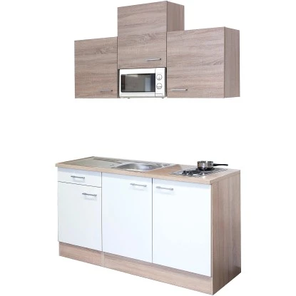 Flex-Well Classic Singleküche Florida 150 Cm Sonoma Eiche-Weiß-Sonoma Eiche 4 Flex-Well Classic Singleküche Florida 150 Cm Sonoma Eiche-Weiß-Sonoma Eiche – Bild 2