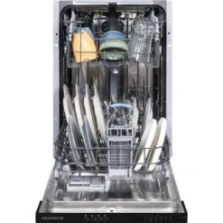 Respekta Einbaugeschirrspüler GSP45VV 45 Cm Schwarz Vollintegriert 18 Respekta Einbaugeschirrspüler GSP45VV 45 Cm Schwarz Vollintegriert -KüchenTraum 818909 4384 5