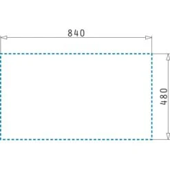 Pyramis Einbauspüle Athena 1 1/4B 1D Edelstahl -KüchenTraum 820040 4891 3