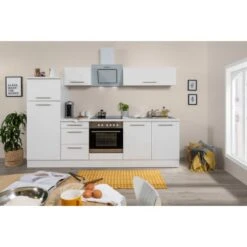 Respekta Premium Küchenzeile 270 Cm Weiß Hochglanz 16 Respekta Premium Küchenzeile 270 Cm Weiß Hochglanz -KüchenTraum 8300 RP270WWC Kchenzeile 2