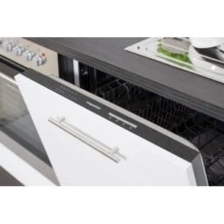 Respekta Premium Küchenzeile 280 Cm Schwarz Hochglanz-Eiche Grau 22 Respekta Premium Küchenzeile 280 Cm Schwarz Hochglanz-Eiche Grau -KüchenTraum 8359 RP280ESC Kchenzeile 6