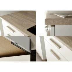 Respekta Premium Küchenzeile Retro BERP275RE 275 Cm Weiß -KüchenTraum 8469249 4384 5