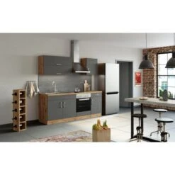 Held Möbel Küchenzeile Sorrento 210 Cm Anthrazit-Wotaneiche 34 Held Möbel Küchenzeile Sorrento 210 Cm Anthrazit-Wotaneiche -KüchenTraum 853275 11016600 15